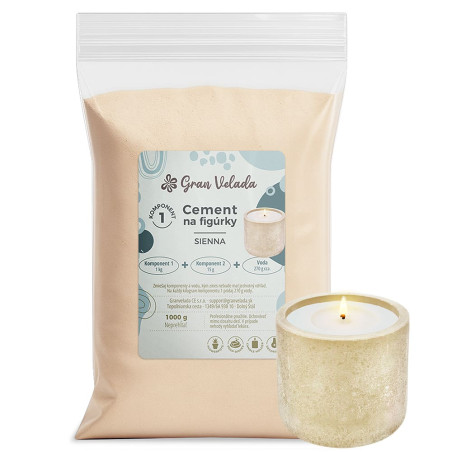 Cement pre figúrky sienna