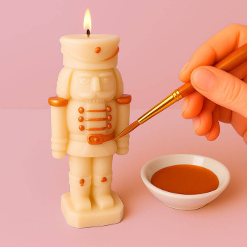 Farba na medené sviečky