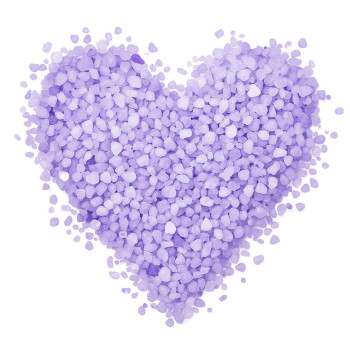 Aromatická soľ s vôňou levanduľy Aromatická soľ s vôňou levanduľy