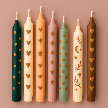 Farba na hnedé sviečky. Online predaj. Gran Velada