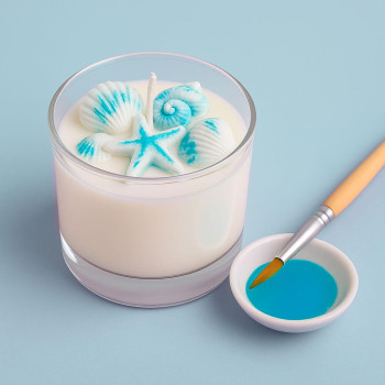 Špeciálna tyrkysová farba na sviečky. Online predaj.