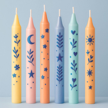 Špeciálna modrá farba na sviečky. Online predaj.