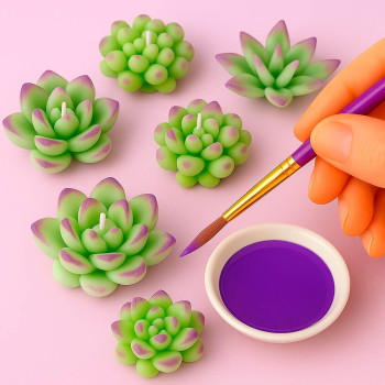 Fialová farba na sviečku. Online predaj. Gran Velada