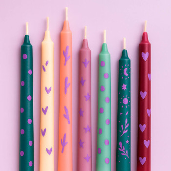 Fialová farba na sviečku. Online predaj. Gran Velada