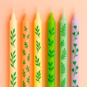 Jasne zelená farba na sviečku. Online predaj.