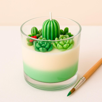 Jasne zelená farba na sviečku. Online predaj.