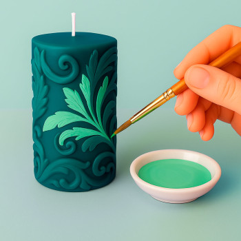 Vodná zelená farba na sviečky. Online predaj. Vodná zelená farba na sviečky. Online predaj.