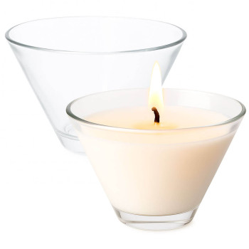 Recipiente 200 ml redondo para velas aromáticas - ¡Crea velas preciosas! Recipiente 200 ml redondo para velas aromáticas - ¡Crea velas preciosas!