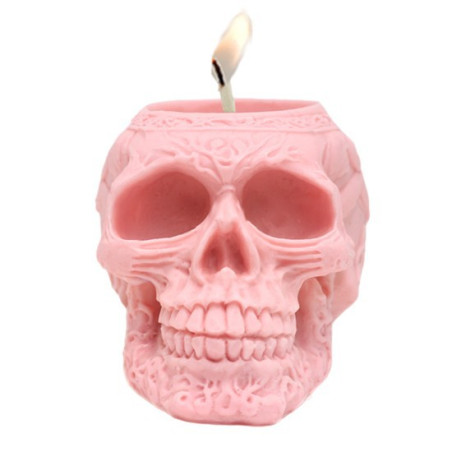 Forma na výrobu halloweenských sviečok lebka