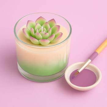 Slivková farba na sviečky