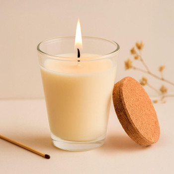 Sklenené nádoby na sviečky – 125 ml okrúhle poháre na výrobu sviečok