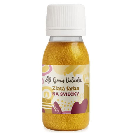 Farba na zlatú sviečku