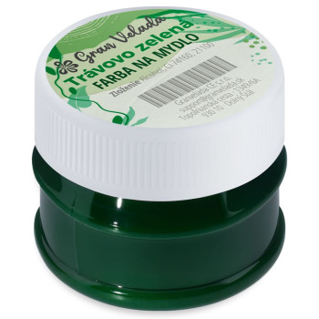 Trávovo zelená farba na mydlo