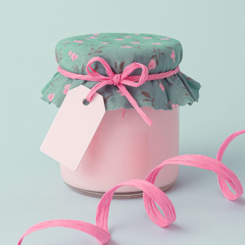 Bubblegum ružová rafiová stuha. Online predaj.