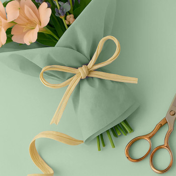 Vanilková rafiová stuha. Online predaj.