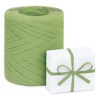 Vojenská zelená rafiová páska