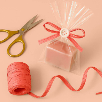 Páska z koralovej rafie na balenie a darčeky. Online predaj