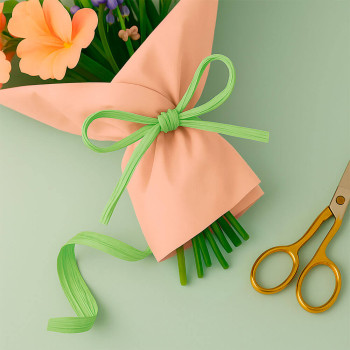 Jablková zelená rafiová stuha na balenie a darčeky. Online predaj