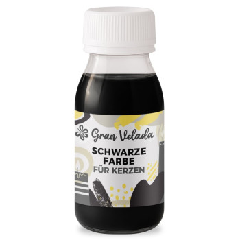 Schwarze Farbe für Kerzen