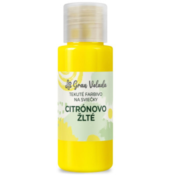 Citrónovožlté farbivo na výrobu sviečok. Online predaj