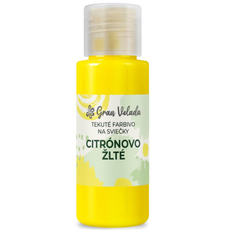 Flüssiger zitronengelber Farbstoff zur Herstellung von Kerzen