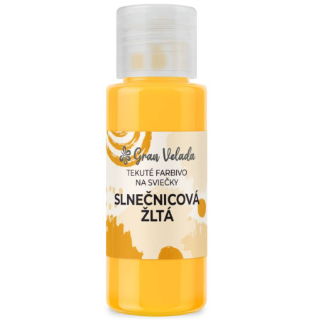 Flüssiger Sonnenblumengelber Farbstoff zur Herstellung von Kerzen