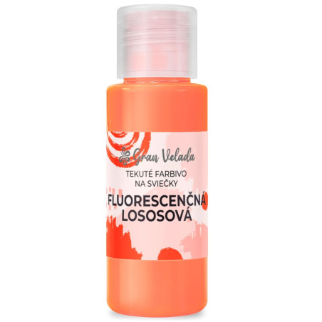 Fluorescenčné lososové farbivo na výrobu sviečok. Online predaj