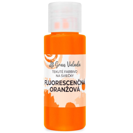 Tekuté farbivo na sviečky fluorescenčná oranžová