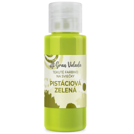 Tekuté farbivo na sviečky pistáciová zelená