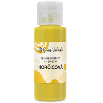 Tekuté farbivo na sviečky horčicová