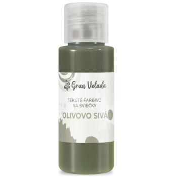 Tekuté farbivo na sviečky olivovo sivá