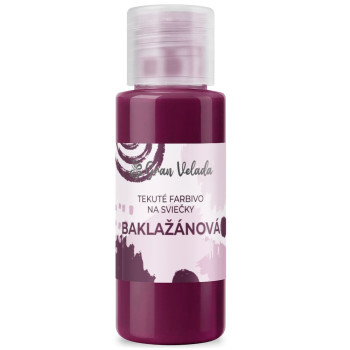 Tekuté farbivo na sviečky baklažánová