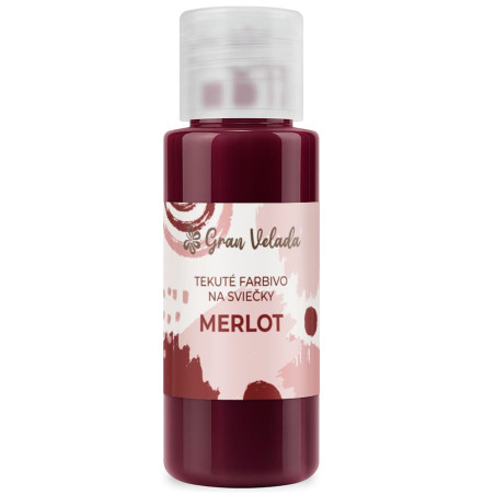 Tekuté farbivo na sviečky Merlot