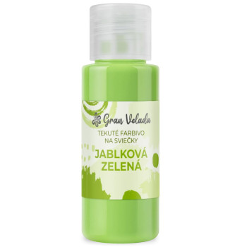 Tekuté farbivo na sviečky jablková zelená