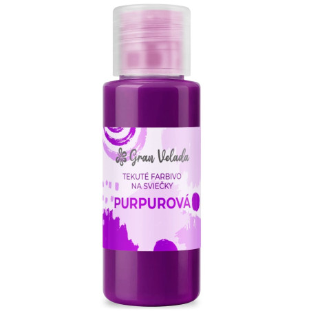 Tekuté farbivo na sviečky purpurová