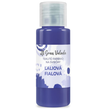 Tekuté farbivo na sviečky ľaliová fialová