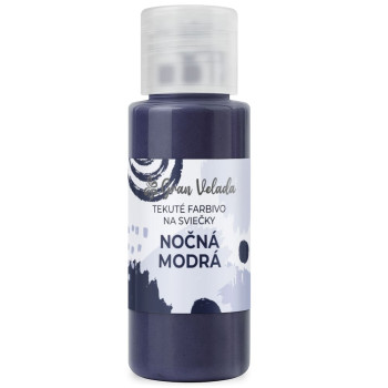 Tekuté farbivo na sviečky nočná modrá