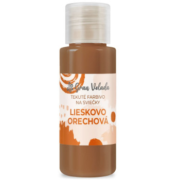 Tekuté farbivo na sviečky lieskovo orechová