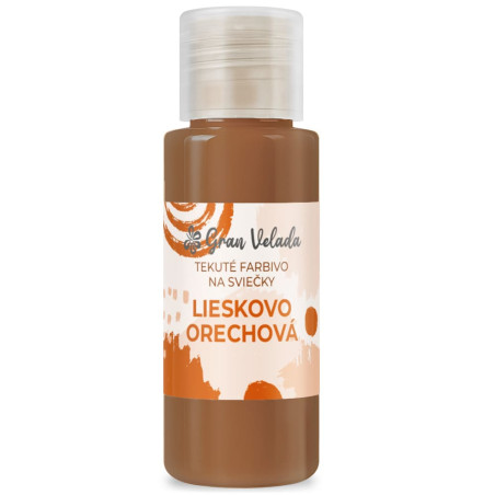 Tekuté farbivo na sviečky lieskovo orechová