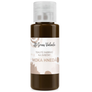 Tekuté farbivo na sviečky moka hnedá