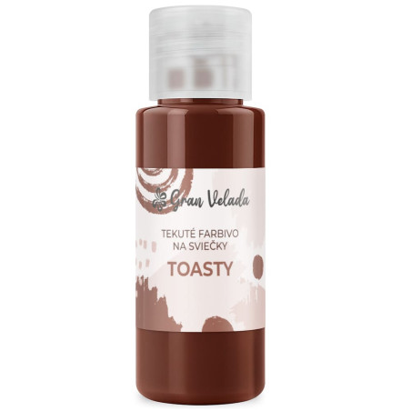 Farbiace sviečky tekutý odtieň opečené