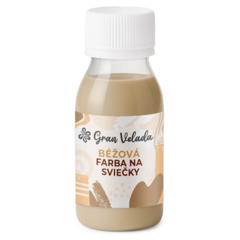 Béžová farba na sviečky