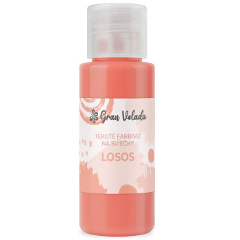 Lososové tekuté  farbivo na sviečky