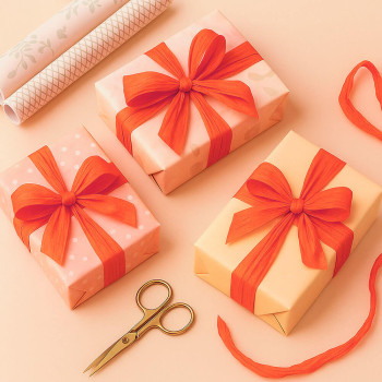 Oranžová decofiok páska