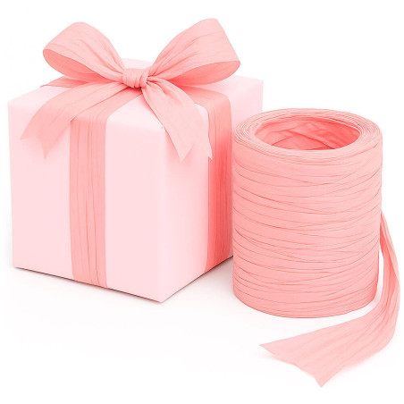 Ružová decofiok stuha