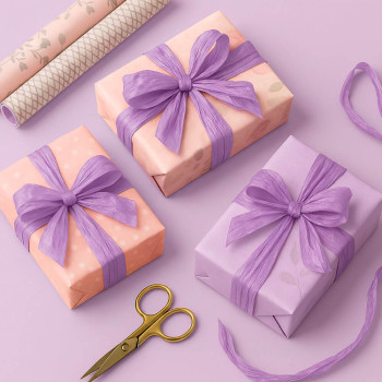 Lila decofiok páska