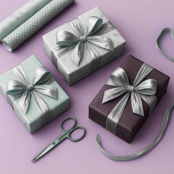 Strieborná decofiok páska