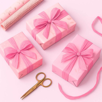 Žuvačka ružová decofiok páska