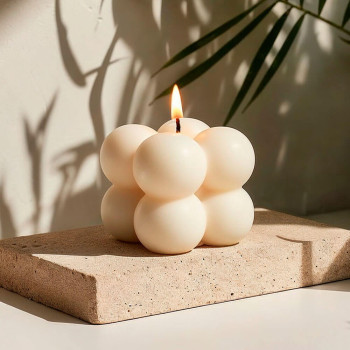 Forma bublinková sviečka 9 guľôčok