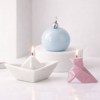 Lak na sviečky s porcelánovým efektom - Hladký a lesklý povrch. Gran Velada